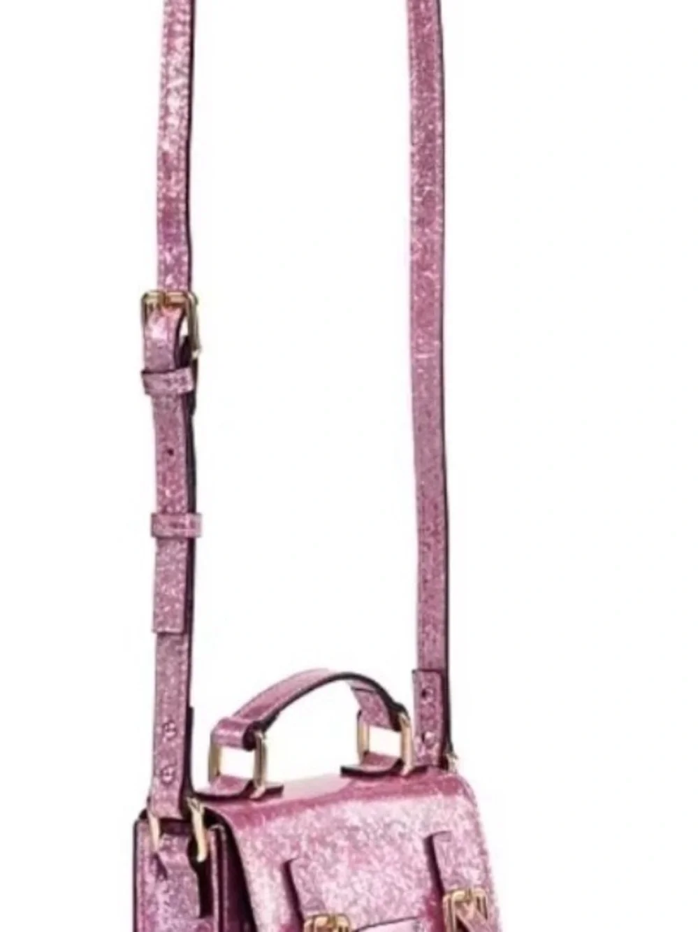 kate spade Glitter Top Handle Satchel in Pink